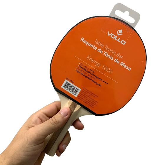 Imagem de Raquete Ping Pong Tênis De Mesa Energy 1000 VT603 Vollo Sports Original