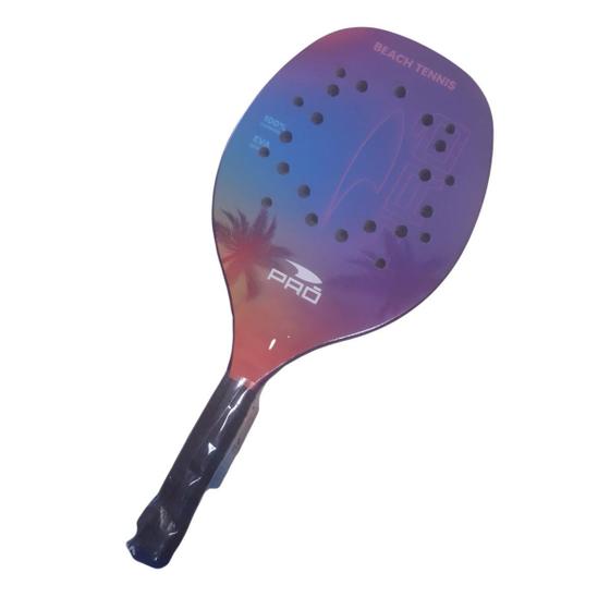 Imagem de Raquete Roxa para Tennis de Praia Beach Tennis