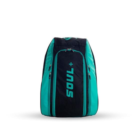 Imagem de Raqueteira  Beach Tennis Preto com azul  SL2-T - SOUL+