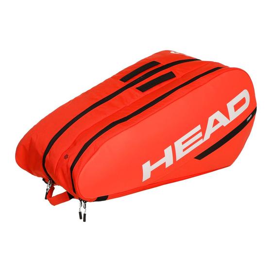 Imagem de Raqueteira Head Tour L R10 Laranja e Branco