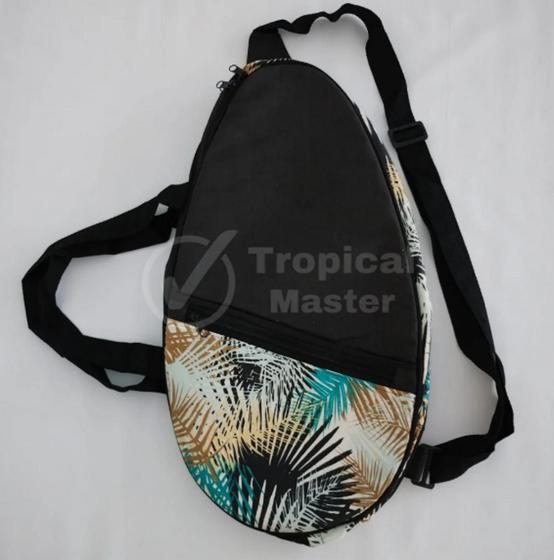 Imagem de Raqueteira mochila beach tennis - folhas coqueiro