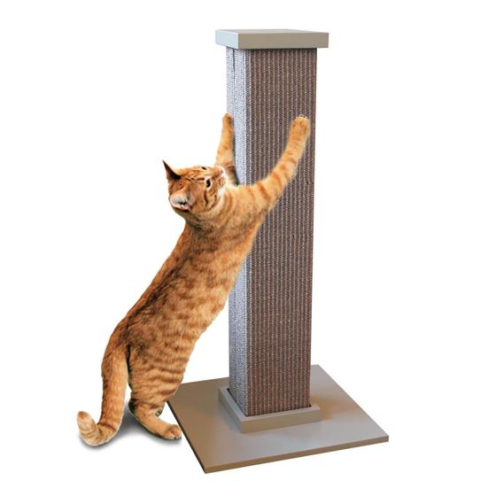 Imagem de Rascunhador para Gato SmartCat Ultimate Cinza - Fibra Sisal 32 Polegadas