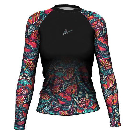 Imagem de Rash Guard Black Feminina Atlética Esportes