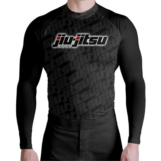 Imagem de Rash Guard Black JiuJitsu Atlética Esportes