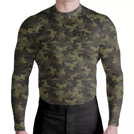 Imagem de Rash Guard Camuflada Verde Atl