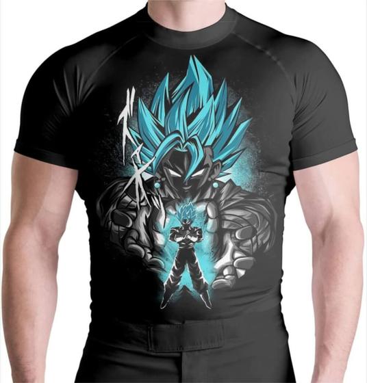 Imagem de Rash Guard Super Sayajin Blue Manga Curta