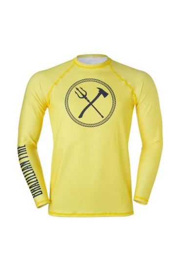 Imagem de RashGuard Brazillian Fire - Amarela