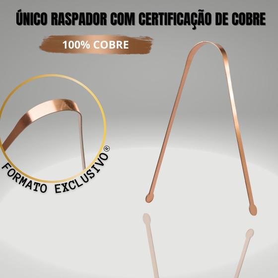 Imagem de Raspador Cobre Limpador Lingua Cobre