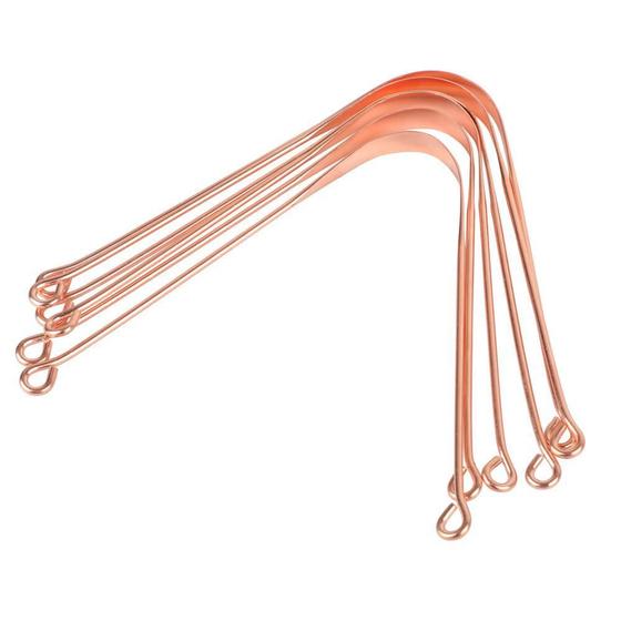 Imagem de Raspador Limpador De Língua De Cobre Ayurveda