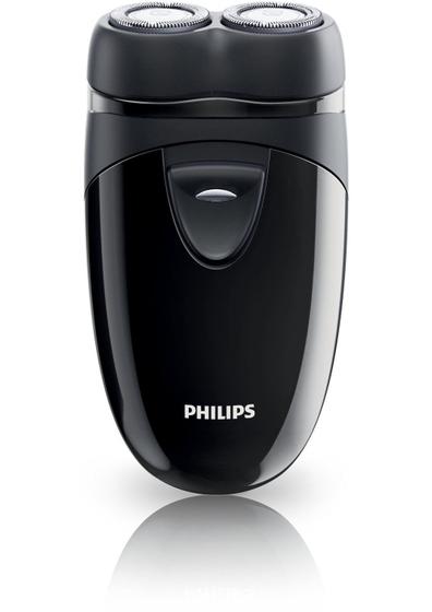 Imagem de Raspador masculino norelco com tecnologia de corte fechado e cabeças flutuantes independentes, lâminas de auto-afiação, 2 x baterias AA incluídas pela Philips