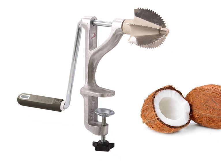 Raspador ralador de coco com Lâminas em inox manual cocada Menor preço em Raspador ralador de coco com Lâminas em inox manual cocada