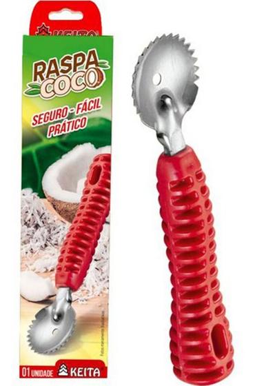 Imagem de Raspador Raspa Coco Resistente Reforçado Pratico Inox