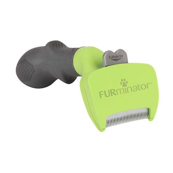 Imagem de Rasqueadeira Furminator Verde para Cães de Pequeno Porte e Pelo Curto