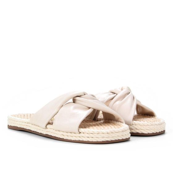 Sandália Rasteira Feminina Rasteira Santa Lolla Corda Rasteira