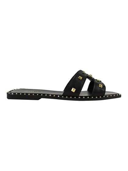 Imagem de Rasteira Feminina Confortável H Spikes Moda Blogueira Leve