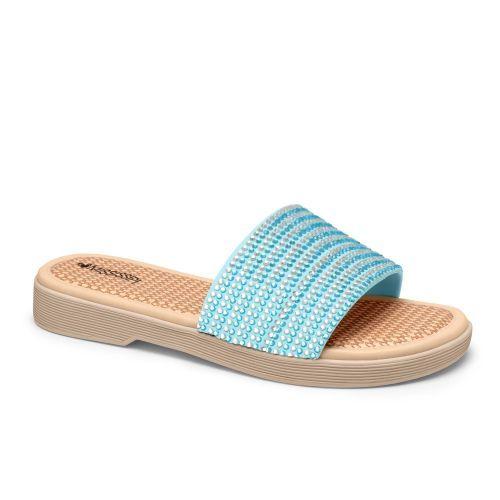 Imagem de Rasteira mississipi original chinelo flatform slide strass