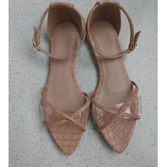 Imagem de rasteira sandalia vinil rose confort valle shoes