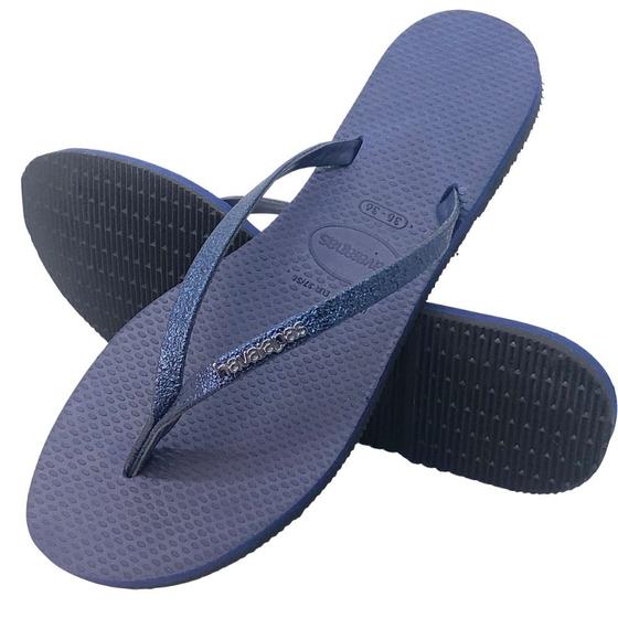 Rasteirinha Havaianas Com Glitter Chinelo Feminino You Shine Menor preço em Rasteirinha Havaianas Com Glitter Chinelo Feminino You Shine