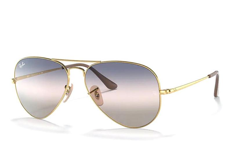 Imagem de Ray ban aviador rb3689 001/ge 55