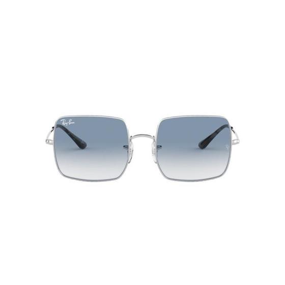 Imagem de Ray-Ban SQUARE RB1971 91493F Prateado Lente Transparente Azul Degradê Tam 54