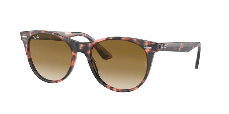 Imagem de Ray-Ban WAYFARER II RB2185 133451 Tartaruga Lente Transparente Marrom Degradê Tam 55