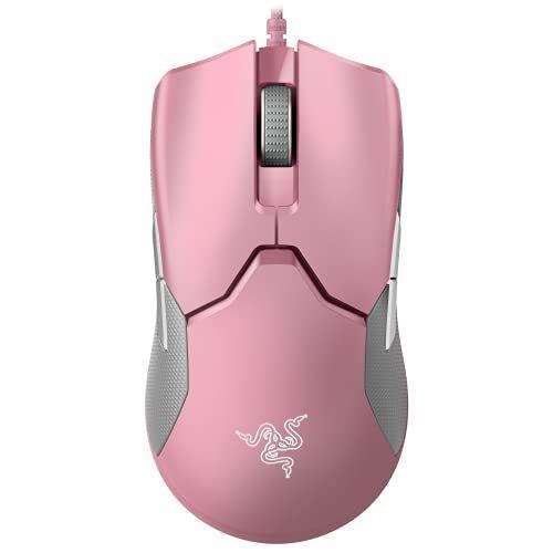 Imagem de Razer Viper Ultralight Ambidextrous Wired Gaming Mouse: 2ª Geração Razer Optical Mouse Switches - 16K DPI Optical Sensor - Chroma RGB Iluminação - 8 Botões Programáveis - Cabo Sem Arrasto - Quartzo Rosa