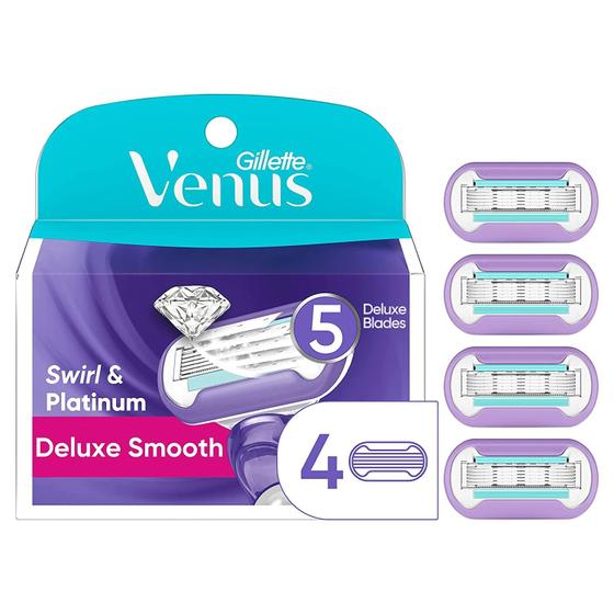 Imagem de Razor Blade reabastece Gillette Venus Extra Smooth Swirl x4