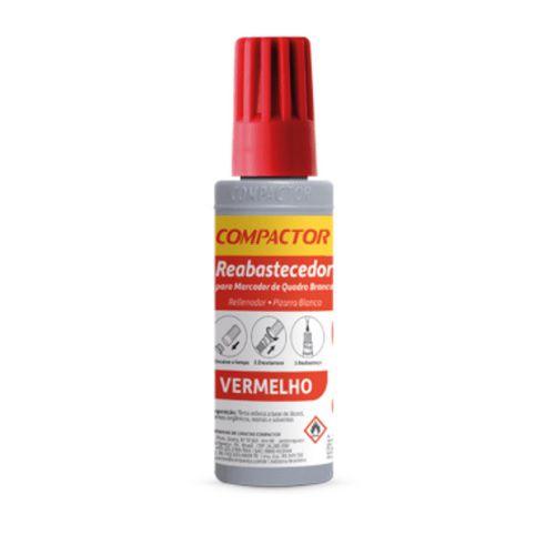 Imagem de Reabastecedor Marcador Quadro Branco Compactor 30 ml - Vermelho