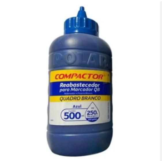 Imagem de Reabastecedor Pincel Quadro Branco Azul 500ml Compactor