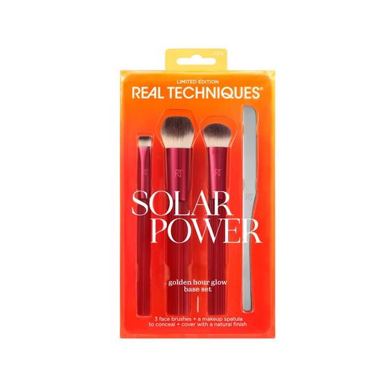 Imagem de Real Techniques Solar Power Golden Hour Glow Base Set Kit Pincéis 70G