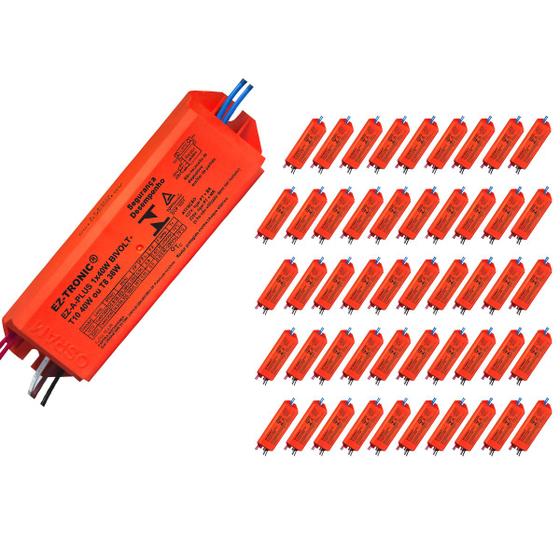 Imagem de REATOR ELETRÔNICO OSRAM P/LÂMPADA FLUORESCENTE 1x40WxBIV EZ-A  KIT50