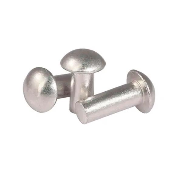 Imagem de Rebite Maciço Cabeça Redonda De Aluminio 5/32 X 11