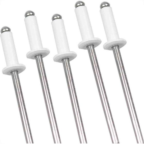 Imagem de Rebite Rebitop Aluminio Branco Repuxo R319 Mil