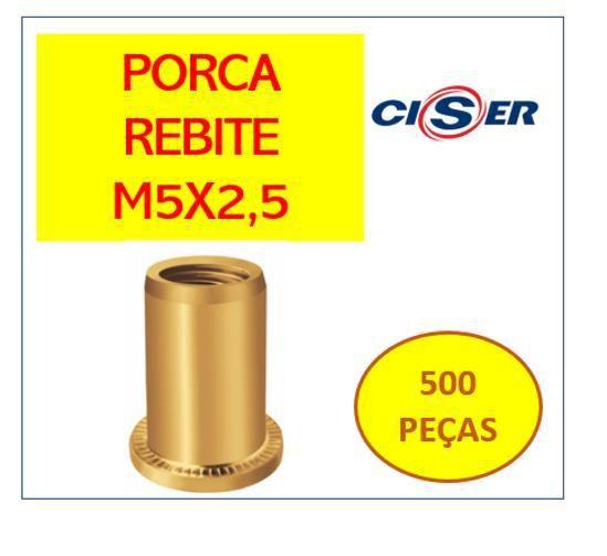 Imagem de Rebite Rosca Interna Porca 3,0 H13 M5 500pç - Easy Clinch