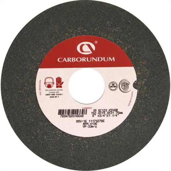 Imagem de Rebolo Carborundum Widea 6X3/4''G120