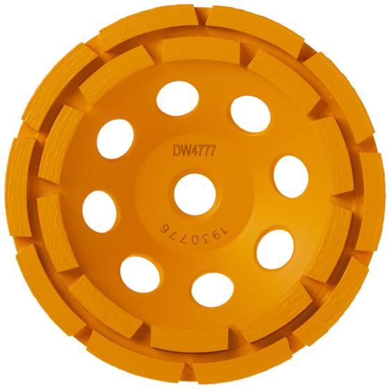 Imagem de Rebolo DEWALT DW4777 para concreto, fila dupla 125 mm