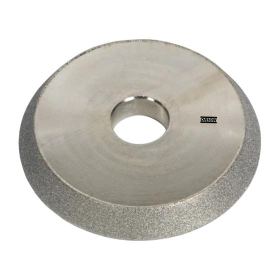 Imagem de rebolo diamantado para afiadora de brocas