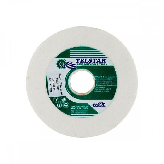 Imagem de Rebolo Telstar Branco (Aa)6X3/4 60