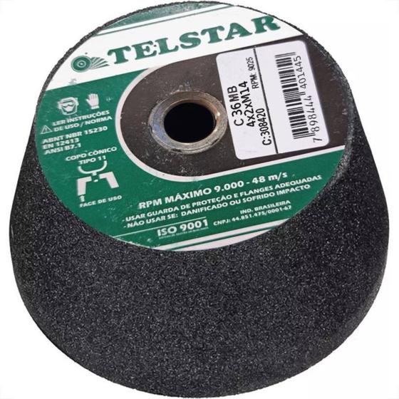 Imagem de Rebolo Telstar Conico 4X2Xm14 36