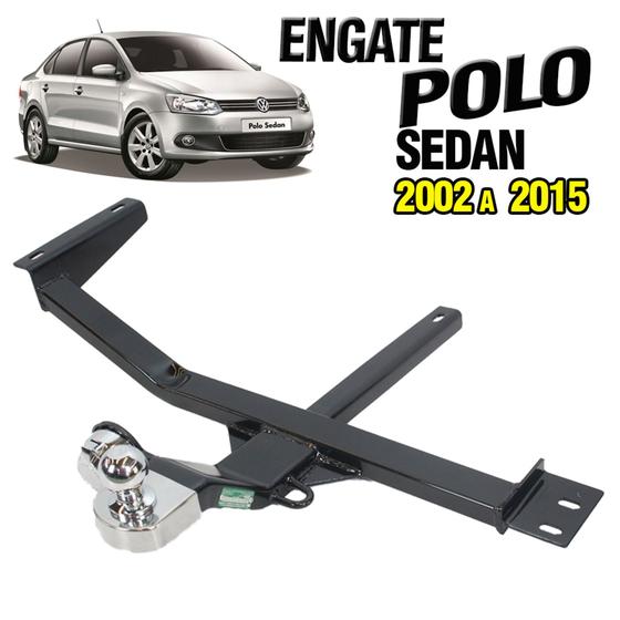 Imagem de Reboque Engate Rabicho Reforçado Polo Sedan 2002 A 2015