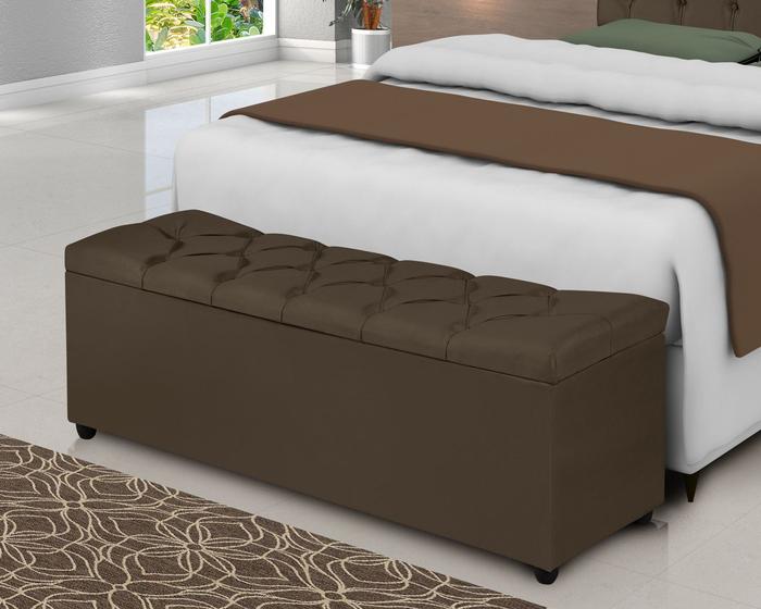 Recamier Banco Puff Grecia Com Bau 90 cm Menor preço em Recamier Banco Puff Grecia Com Bau 90 cm