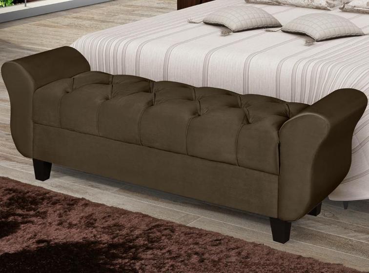 Recamier Banco Puff Milão 90 cm Menor preço em Recamier Banco Puff Milão 90 cm