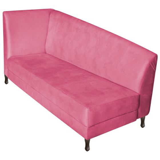 Imagem de Recamier Valéria 140cm Lado Direito Corano Pink - Amarena Móveis