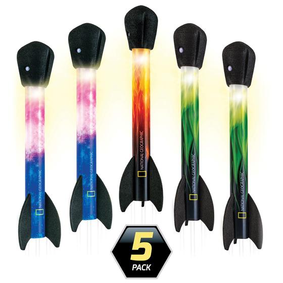 Imagem de Recarga de Brinquedo Air Rocket LED - 5 Unidades - National Geographic