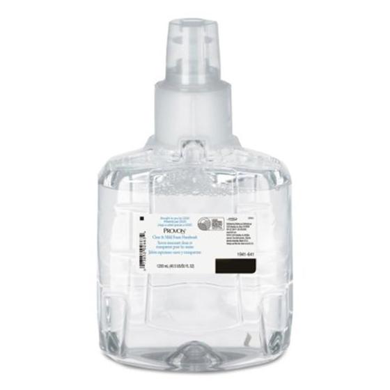 Imagem de Recarga de lavagem à mão PROVON Clear & Mild Foam 1200 ml, pacote com 2