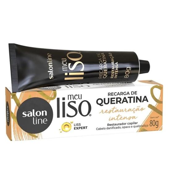 Imagem de Recarga de Queratina Meu liso Restauração 80g  Salon Line