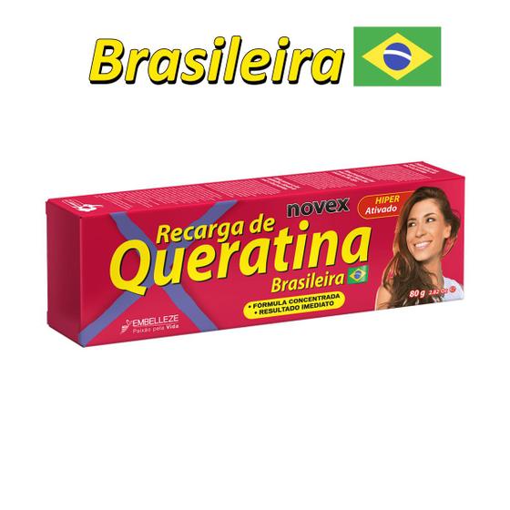 Imagem de Recarga de queratina Novex brasileira