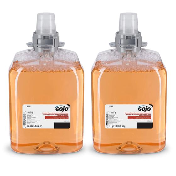 Imagem de Recarga de Sabonete Líquido Antibacteriano GOJO Luxury Foam - 2000ml (2 Unidades)