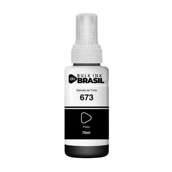 Imagem de Recarga de Tinta T673 T673120AL Preto Compatível Epson L800