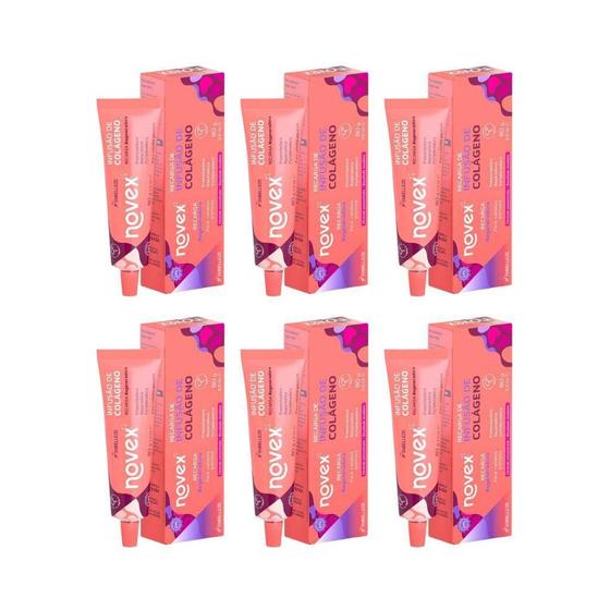 Imagem de Recarga Novex 80G Infusao De Colageno - Kit Com 6Un